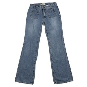 Vintage GAP Jeans Womens 6 Flare Blue Denim Made in USA‎ Y2K 2000s Low Rise